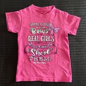 Bass Pro Shops Kids’ Pink Archery T-Shirt XS or 4/5
